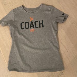 Small women’s Nike OTF Orangetheory coach tee shirt